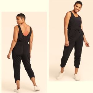 All in Motion Black Stretch Jumpsuit XXL